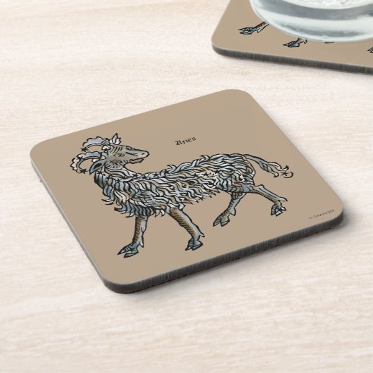 Tierkreis: Widder, 1482 Untersetzer (Linke Seite)