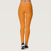 Tierkreis-Widderillustration Leggings (Rückseite)