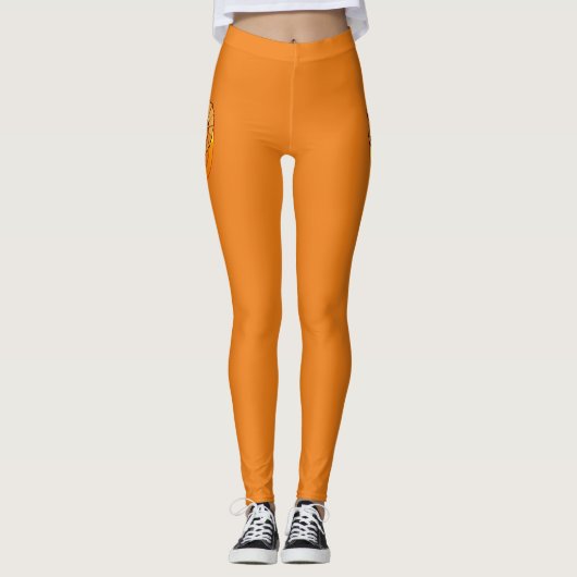 Tierkreis-Widderillustration Leggings (Vorderseite)
