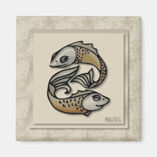Tierkreis-Zeichen-Fisch-Magnet Magnet