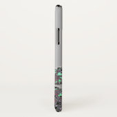 Tierkreis-Zeichen-Jungfrau-Silber-Fraktal iPhone X Case-Mate iPhone Hülle (Hinten/Rechts)