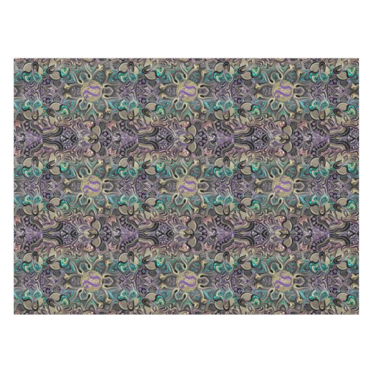 Tierkreis-Zeichen-Löwe-Mandala Tischdecke (Vorderseite (Horizontal))