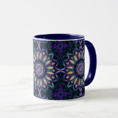 Tierkreis-Zeichen-Schütze-Mandala Tasse (VorderseiteRechts)