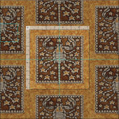 TIERKREIS-ZEICHEN-SKORPION STOFF (Kachel)