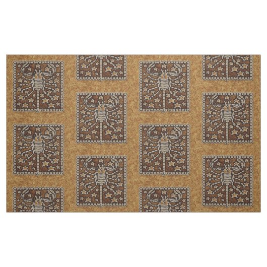 TIERKREIS-ZEICHEN-SKORPION STOFF (Fat Quarter (45,7 x 55,9 cm))