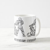Tierkreis-Zeichen-Tasse: Wassermann Kaffeetasse (VorderseiteRechts)