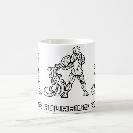 Tierkreis-Zeichen-Tasse: Wassermann Kaffeetasse (Mittel)
