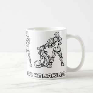 Tierkreis-Zeichen-Tasse: Wassermann Kaffeetasse