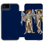 Tierkreis: Zwillinge, 1482 Incipio iPhone Geldbeutel-Hülle (Folio Geöffnet)