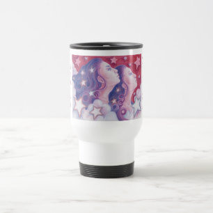Tierkreis-Zwillingsreise/Pendler-Tasse Reisebecher