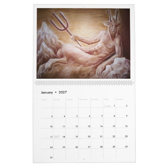 Tierkreiskalender der griechischen und römischen kalender (Jan 2027)