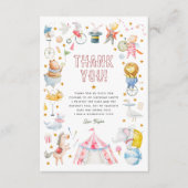 Tierkreiskarneval-Foto Geburtstagspartei Dankeskarte (Vorderseite)