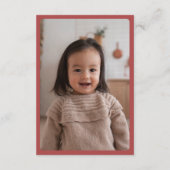 Tierkreiskarneval-Foto Geburtstagspartei Dankeskarte (Rückseite)