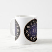 Tierkreisrad Kaffeetasse (Vorderseite Links)
