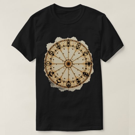 Tierkreisrad T-Shirt (Design vorne)