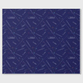 Tierkreissternbild Waage Geschenkpapier (Flach)