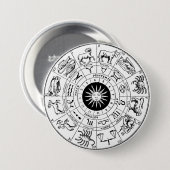 Tierkreiszeichen Button (Vorne & Hinten)