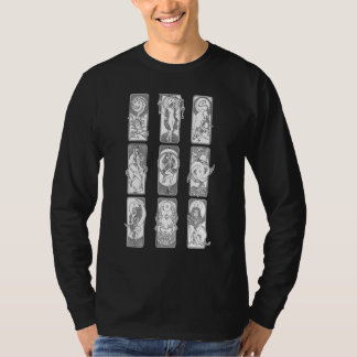 Tierkreiszeichen Esoterische Charakter-Kunst-Desig T-Shirt