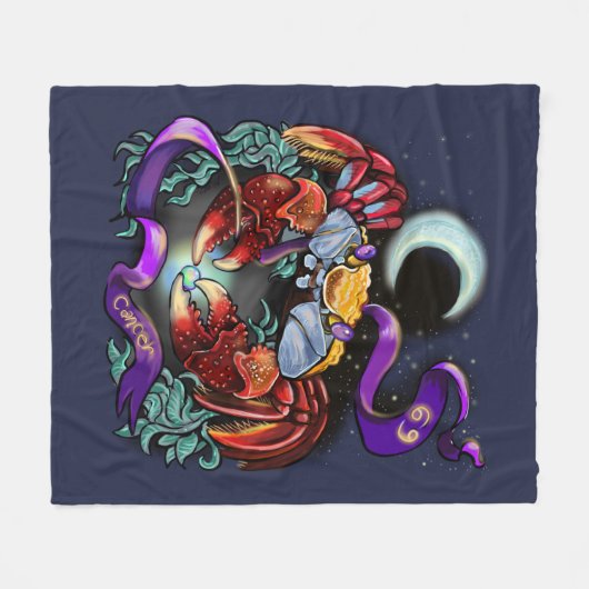 Tierkreiszeichen Fleecedecke (Vorderseite (Horizontal))