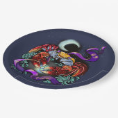 Tierkreiszeichen Pappteller (Schrägansicht)