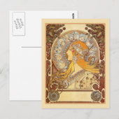 Tierkreiszeichen Postkarte (Vorne/Hinten)