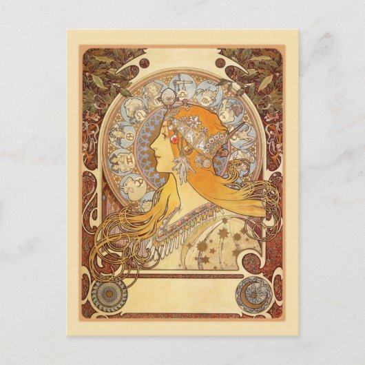 Tierkreiszeichen Postkarte (Vorderseite)