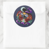 Tierkreiszeichen Runder Aufkleber (Tasche)