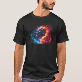 Tierkreiszeichen Sternbild Nachthimmel T-Shirt
