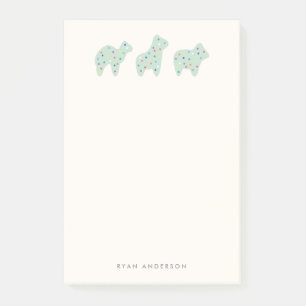 Tierkrümelparade Kid's Post-it - Minte Post-it Klebezettel