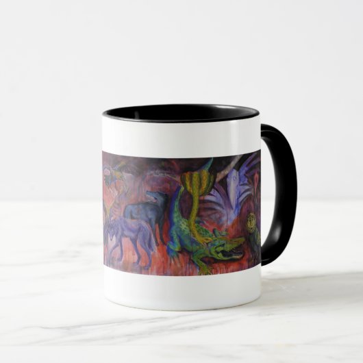 Tierkunst-Tasse Tasse (VorderseiteRechts)