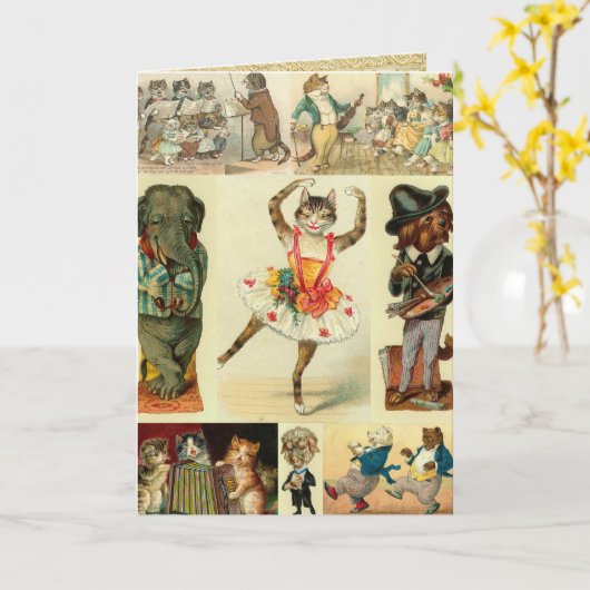 Tierkünste Karte (Gelbe Blume)