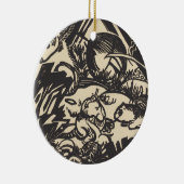 Tierlegende Tierlegende Franz Marcs | Keramik Ornament (Rechts)