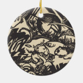 Tierlegende Tierlegende Franz Marcs | Keramik Ornament (Hinten)