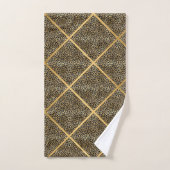 TIERLEOPARD-DRUCKLUXURY-GRID-TOWEL 2 BADHANDTUCH SET (Handtuch)