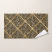 TIERLEOPARD-DRUCKLUXURY-GRID-TOWEL 2 BADHANDTUCH SET (Handtuch)