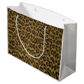 TIERLEOPARDRUCK GROßE GESCHENKTÜTE (Rückseite Schrägansicht)