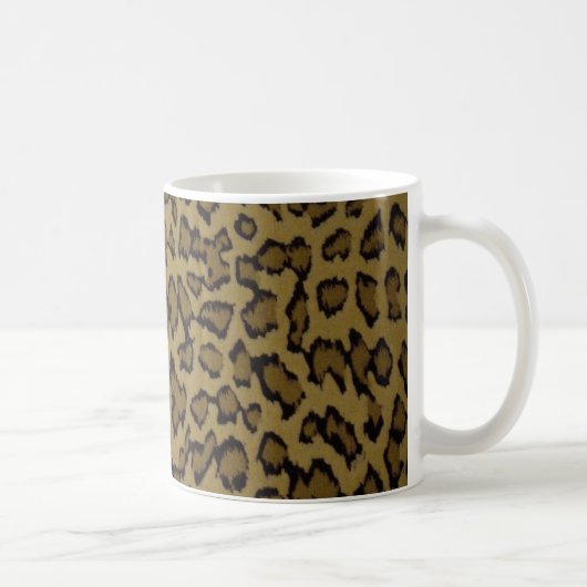 TIERLEOPARDRUCK KAFFEETASSE (Rechts)