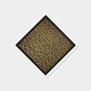 TIERLEOPARDRUCK SERVIETTE