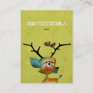 Tierliche Babyreisekarte Visitenkarte