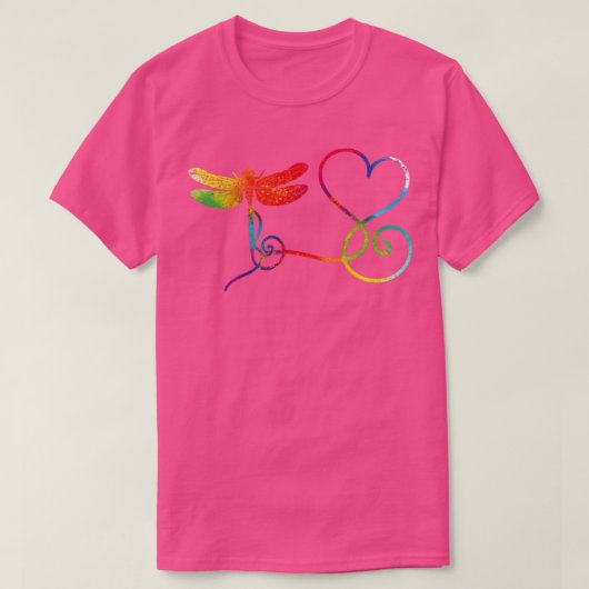 Tierliebe Libelle T-Shirt (Design vorne)
