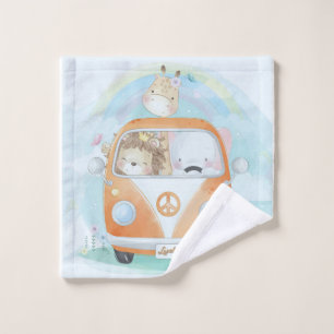 Tierliebhaber   Animal Racing Car Blanket Waschlappen