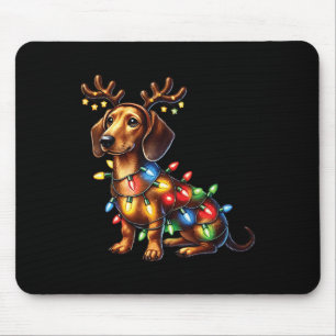 Tierliebhaber Dackel Hunde Rentier Antler C Mousepad