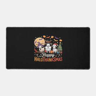 Tierliebhaber glückliche Hallothanksmas Essentia Schreibtischunterlage