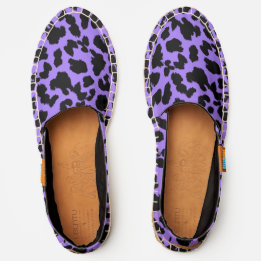 Tierliebhaber Imitate Leopard Black Print auf LILA