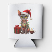 Tierliebhaber Niedliche Sphynx-Katzenrennläufer Dosenkühler (Vorderseite)