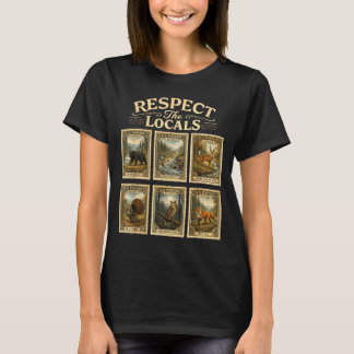 Tierliebhaber Stempel Wildtiere Wildtier Respekt T-Shirt