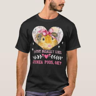 Tierliebhaber Tierbesitzer Meerschweinchen _1 T-Shirt
