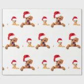 Tierliebhaber Weihnachtswrapping Papier Geschenkpapier (Flach)