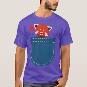 Tierliebhaber Zoo Tier Geschenk Tasche Roter Panda T-Shirt
