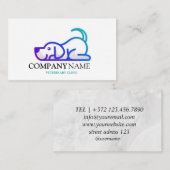 Tierlogos Tierklinik Visitenkarte (Vorne/Hinten)